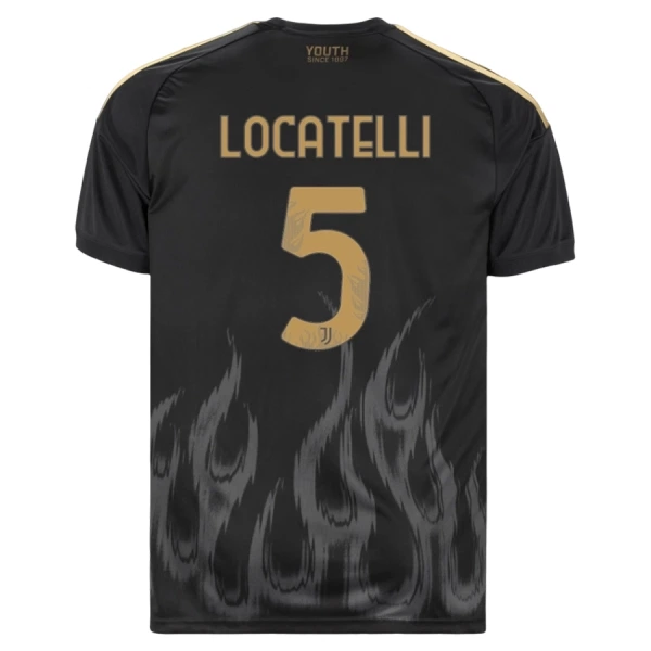Koszulka Piłkarska Juventus Locatelli 5 Męska Alternatywna 2026/27 Koszulka Piłkarska Juventus Locatelli 5 Męska Alternatywna 2026/27