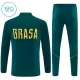 Brazylia Zestaw Bluzy Treningowej Dziecięca 2026/27 Zielony