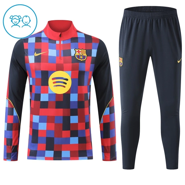 FC Barcelona Zestaw Bluzy Treningowej Dziecięca 2026/27 Czerwony FC Barcelona Zestaw Bluzy Treningowej Dziecięca 2026/27 Czerwony