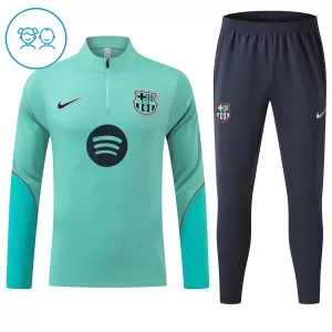 FC Barcelona Zestaw Bluzy Treningowej Dziecięca 2026/27 Zielony