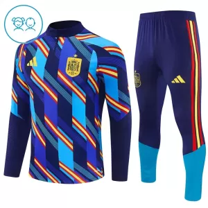 Hiszpania Zestaw Bluzy Treningowej Dziecięca 2026/27 Niebieski