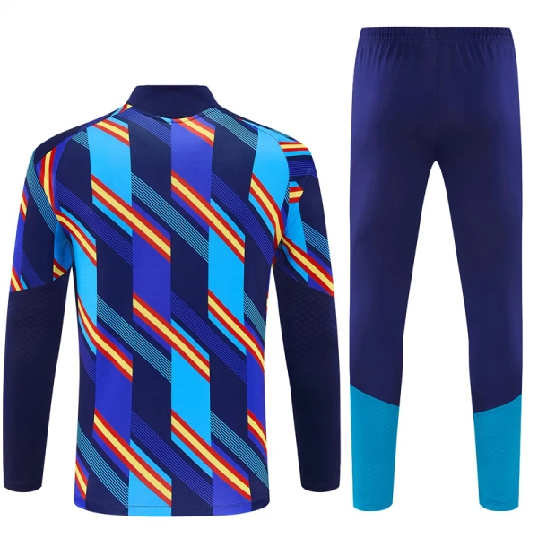 Hiszpania Zestaw Bluzy Treningowej Męska 2026/27 Niebieski