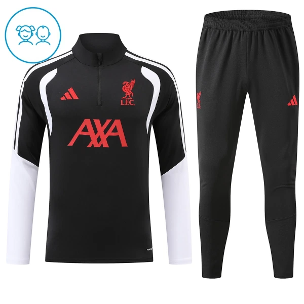 Liverpool Zestaw Bluzy Treningowej Dziecięca 2026/27 Czarny Liverpool Zestaw Bluzy Treningowej Dziecięca 2026/27 Czarny