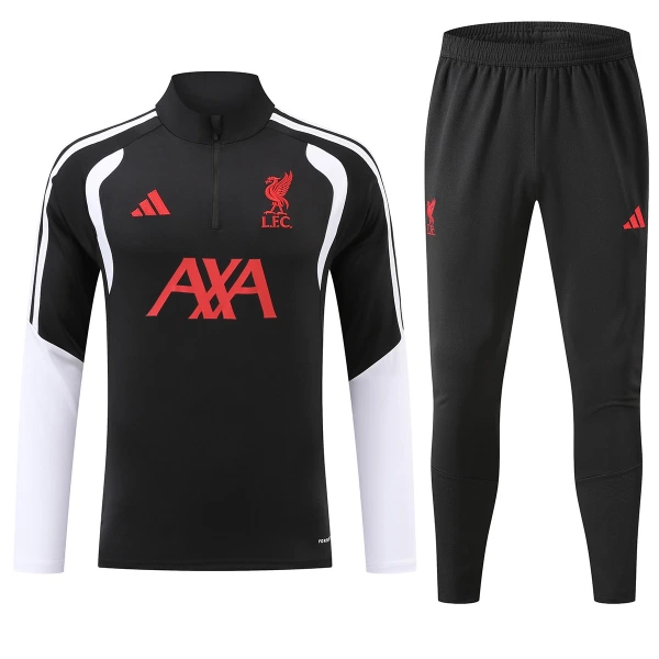 Liverpool Zestaw Bluzy Treningowej Męska 2026/27 Czarny Liverpool Zestaw Bluzy Treningowej Męska 2026/27 Czarny