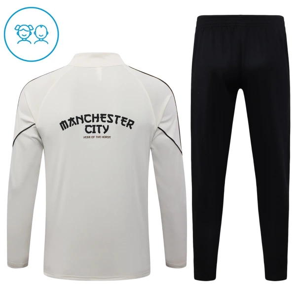 Manchester City Zestaw Bluzy Treningowej Dziecięca 2026/27 Szary