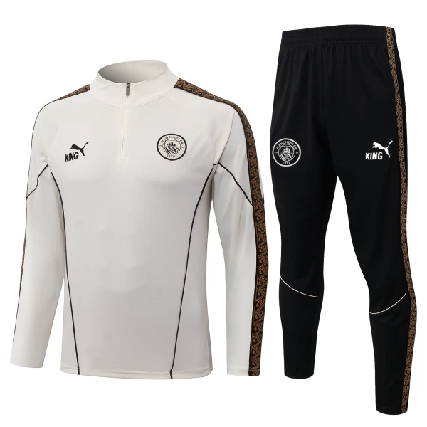 Manchester City Zestaw Bluzy Treningowej Męska 2026/27 Szary Manchester City Zestaw Bluzy Treningowej Męska 2026/27 Szary