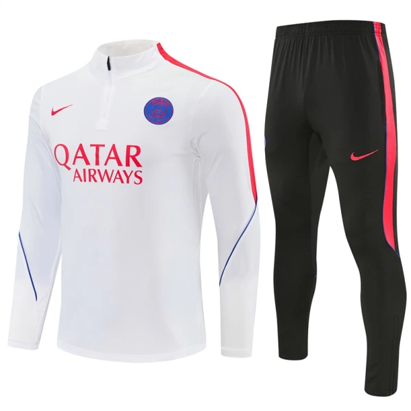 Paris Saint-Germain Zestaw Bluzy Treningowej Męska 2026/27 Biały Paris Saint-Germain Zestaw Bluzy Treningowej Męska 2026/27 Biały