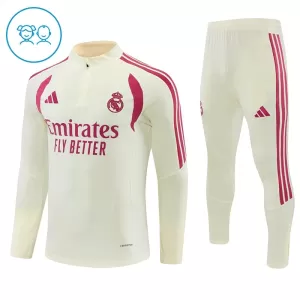 Real Madryt Zestaw Bluzy Treningowej Dziecięca 2026/27 Biały