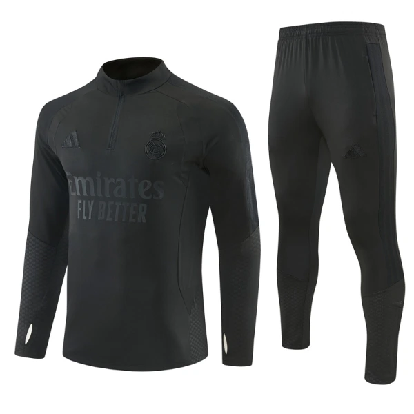Real Madryt Zestaw Bluzy Treningowej Męska 2026/27 Czarny Real Madryt Zestaw Bluzy Treningowej Męska 2026/27 Czarny
