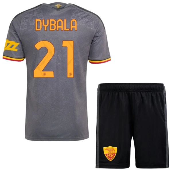 Koszulka Piłkarska AS Roma Paulo Dybala 21 Dziecięca Alternatywna 2026/27 Koszulka Piłkarska AS Roma Paulo Dybala 21 Dziecięca Alternatywna 2026/27