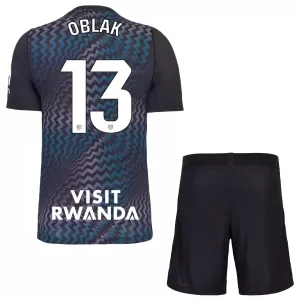 Koszulka Piłkarska Bramkarska Atlético Madryt Jan Oblak 13 Dziecięca 2026/27 Czarny