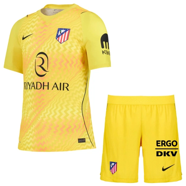 Koszulka Piłkarska Bramkarska Atlético Madryt Jan Oblak 13 Dziecięca 2026/27 Żółty