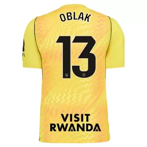 Koszulka Piłkarska Bramkarska Atlético Madryt Jan Oblak 13 Męska 2026/27 Żółty