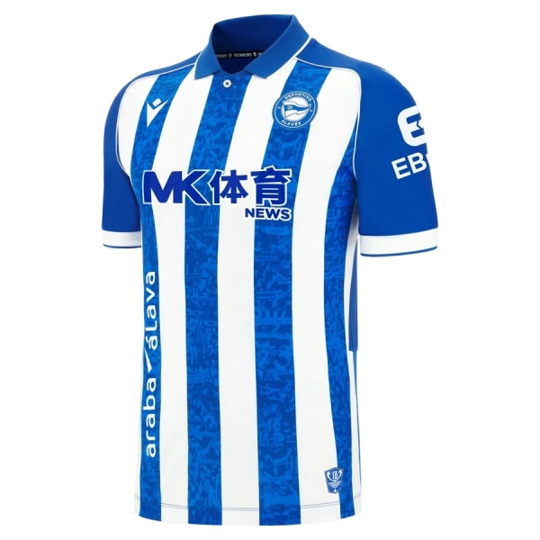Koszulka Piłkarska Deportivo Alavés Męska Domowa 2026/27 Koszulka Piłkarska Deportivo Alavés Męska Domowa 2026/27