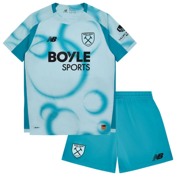 Koszulka Piłkarska West Ham United Dziecięca Alternatywna 2026/27 Koszulka Piłkarska West Ham United Dziecięca Alternatywna 2026/27