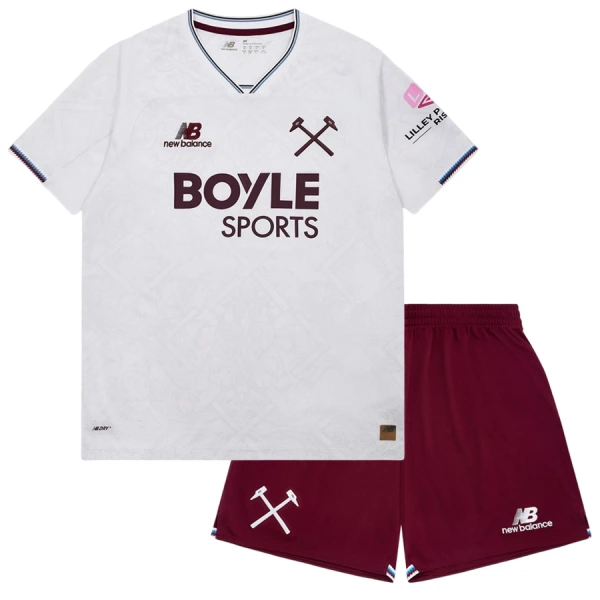 Koszulka Piłkarska West Ham United Dziecięca Wyjazdowa 2026/27 Koszulka Piłkarska West Ham United Dziecięca Wyjazdowa 2026/27