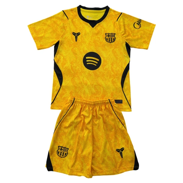 Koszulka Piłkarska Bramkarska FC Barcelona Dziecięca Wyjazdowa 2026/27 Żółty Koszulka Piłkarska Bramkarska FC Barcelona Dziecięca Wyjazdowa 2026/27 Żółty