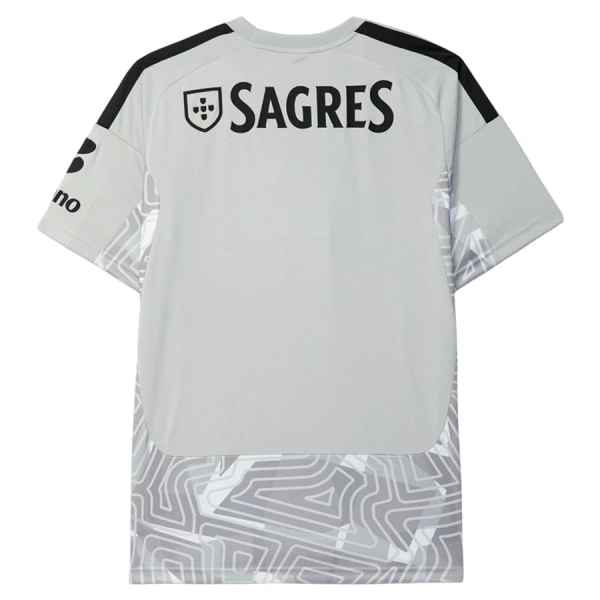 Koszulka Piłkarska Bramkarska SL Benfica Męska 2026/27 Szary