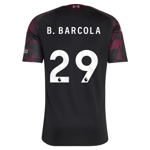Koszulka Piłkarska Liverpool B. Barcola 29 Męska Alternatywna 2026/27 Koszulka Piłkarska Liverpool B. Barcola 29 Męska Alternatywna 2026/27