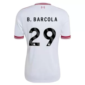 Koszulka Piłkarska Liverpool B. Barcola 29 Męska Wyjazdowa 2026/27