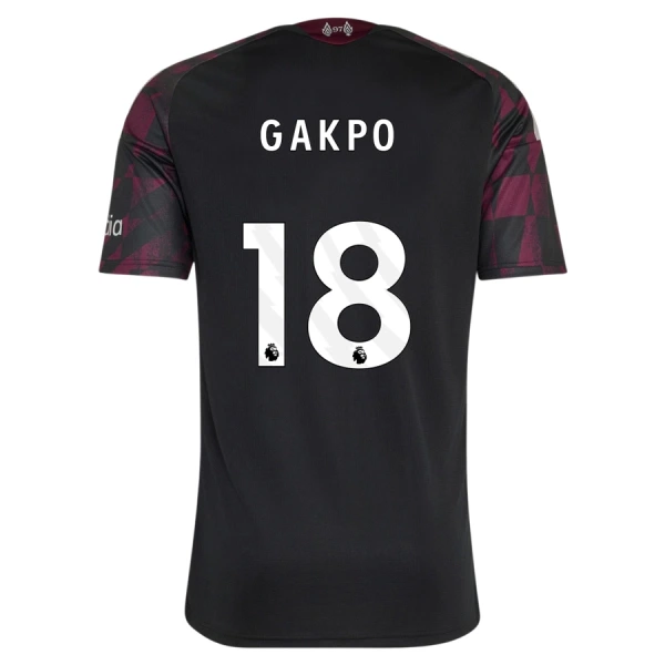 Koszulka Piłkarska Liverpool Cody Gakpo 18 Dziecięca Alternatywna 2026/27