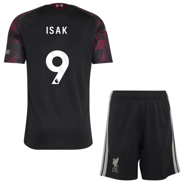 Koszulka Piłkarska Liverpool Isak 9 Dziecięca Alternatywna 2026/27 Koszulka Piłkarska Liverpool Isak 9 Dziecięca Alternatywna 2026/27