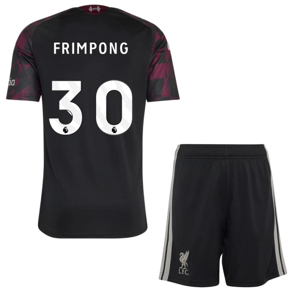Koszulka Piłkarska Liverpool Jeremie Frimpong 30 Dziecięca Alternatywna 2026/27 Koszulka Piłkarska Liverpool Jeremie Frimpong 30 Dziecięca Alternatywna 2026/27