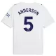 Koszulka Piłkarska Manchester City Anderson 5 Męska Alternatywna 2026/27 Koszulka Piłkarska Manchester City Anderson 5 Męska Alternatywna 2026/27