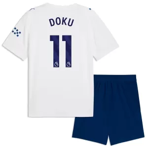 Koszulka Piłkarska Manchester City Jérémy Doku 11 Dziecięca Alternatywna 2026/27